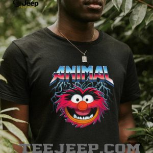 Animal Muppets Retro 80s Metal Band Style Graphic T Shirt