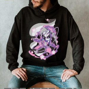 Anime Girl Cyberpunk Neon Lights Gaming Graphic T Shirt