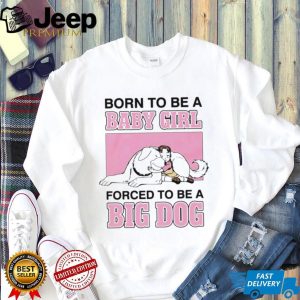 Anime Girl Hugging Big White Dog Parody Graphic T Shirt