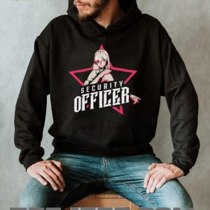 Anime Security Officer Pink Star Aesthetic Manga T Shirt