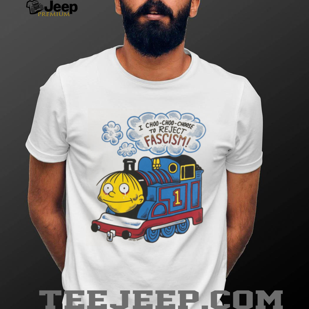 Anti Fascist Thomas Train Parody Funny Political Graphic T Shirt Anti Fascist Thomas Train Parody Funny Political Graphic T Shirt