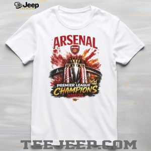 Arsenal FC Premier League Champions 2025 2026 Trophy T Shirt