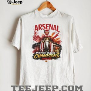 Arsenal FC Premier League Champions 2025 2026 Trophy T Shirt