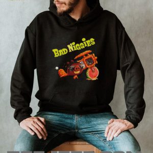 Bad Piggies Video Game Mashup Graphic Parody Black T Shirt