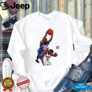 Basketball Poster Art Dunking Duel Graphic T Shirt
