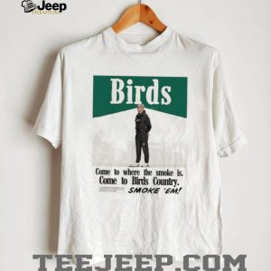 Birds Country Coach Smoke Vintage Style Football T Shirt