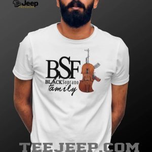 Black Soprano Family BSF Violin Gun Hip Hop Music T Shirt