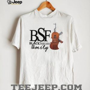 Black Soprano Family BSF Violin Gun Hip Hop Music T Shirt