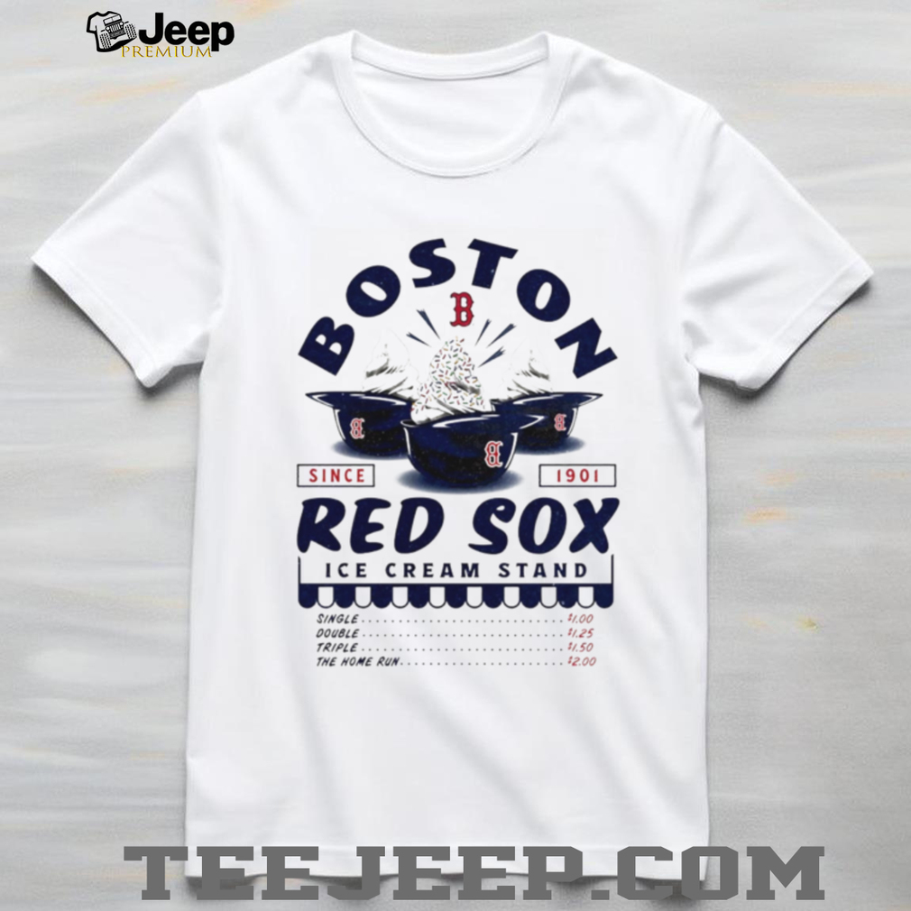 Boston Red Sox Ice Cream Stand Vintage Baseball Team T Shirt Boston Red Sox Ice Cream Stand Vintage Baseball Team T Shirt
