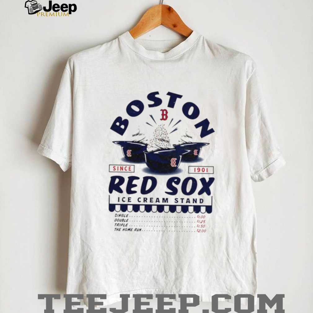 Boston Red Sox Ice Cream Stand Vintage Baseball Team T Shirt Boston Red Sox Ice Cream Stand Vintage Baseball Team T Shirt