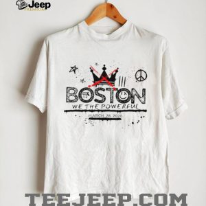 Boston We The Powerful March 2026 Graffiti T Shirt