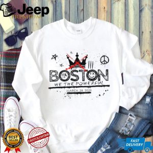 Boston We The Powerful March 2026 Graffiti T Shirt