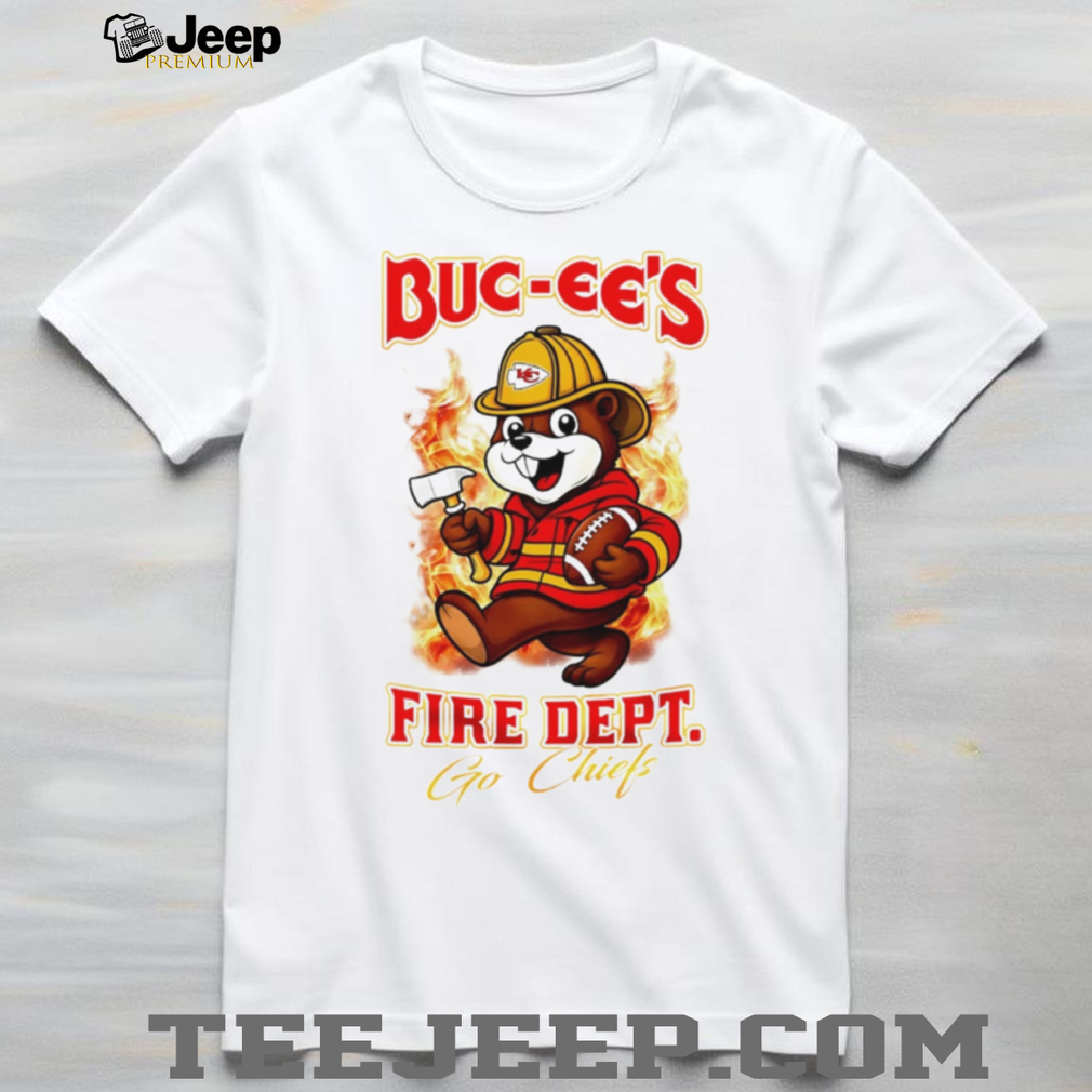Buc ee’s Fire Department Chiefs Football Mascot T Shirt Buc ee’s Fire Department Chiefs Football Mascot T Shirt