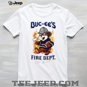 Buc ees Fire Department Football Mascot Graphic T Shirt