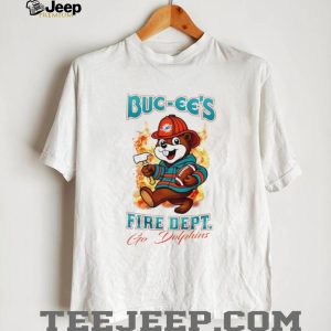 Buc ees Fire Department Miami Dolphins Mascot T Shirt
