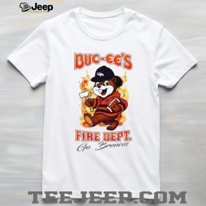Buc ee's Fire Dept Football Fan Denver Graphic T Shirt