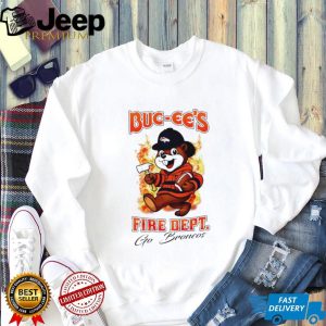 Buc ee's Fire Dept Football Fan Denver Graphic T Shirt