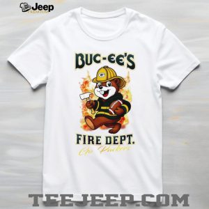Buc ee's Green Bay Packers Fire Dept Football Mascot T Shirt