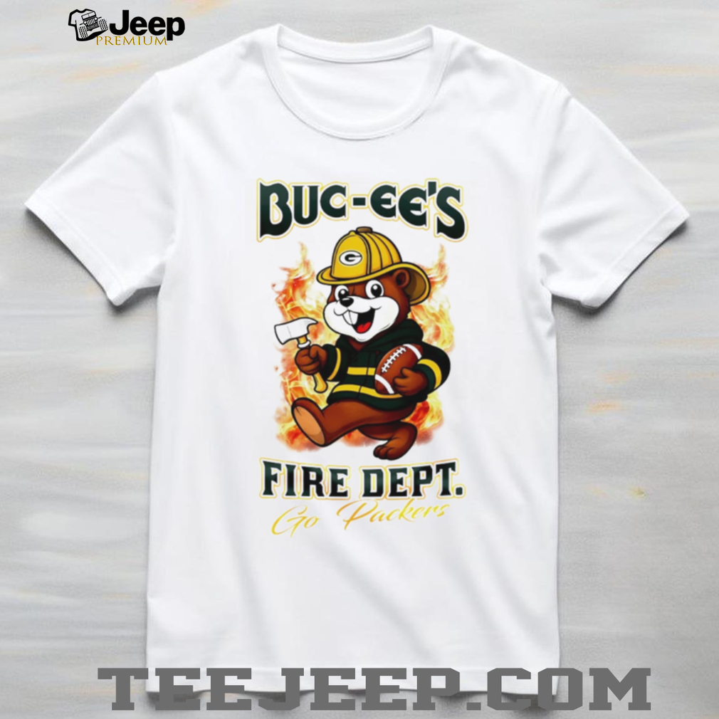 Buc ee’s Green Bay Packers Fire Dept Football Mascot T Shirt Buc ee’s Green Bay Packers Fire Dept Football Mascot T Shirt