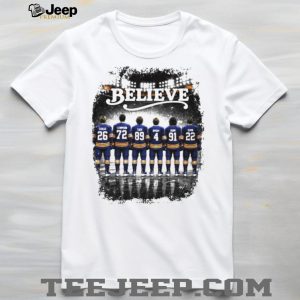 Buffalo Sabres Hockey Believe Team Roster Fan Graphic T Shirt