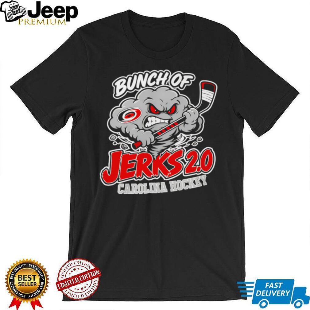Bunch of Jerks 2.0 Carolina Hurricanes Hockey Mascot Graphic T Shirt Bunch of Jerks 2.0 Carolina Hurricanes Hockey Mascot Graphic T Shirt