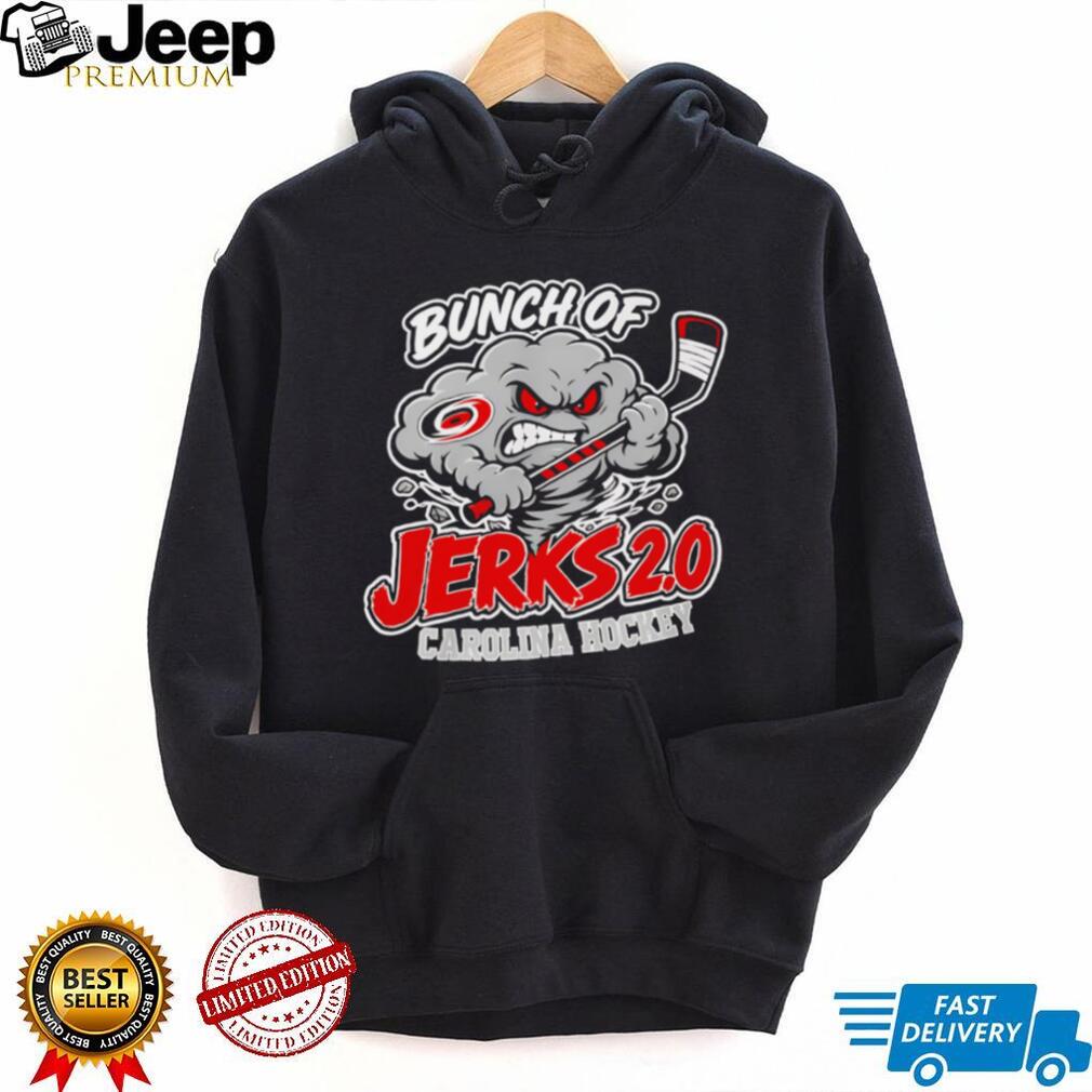 Bunch of Jerks 2.0 Carolina Hurricanes Hockey Mascot Graphic T Shirt Bunch of Jerks 2.0 Carolina Hurricanes Hockey Mascot Graphic T Shirt