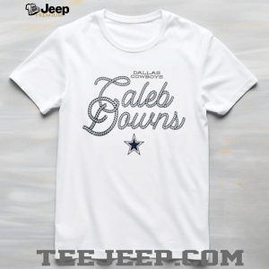 Caleb Downs Dallas Cowboys Rope Font Football Fan T Shirt