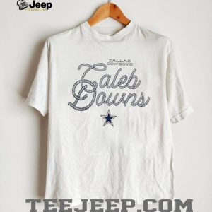 Caleb Downs Dallas Cowboys Rope Font Football Fan T Shirt