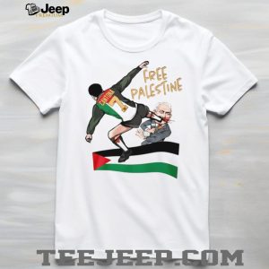 Cantona Free Palestine Football Legend Protest T Shirt