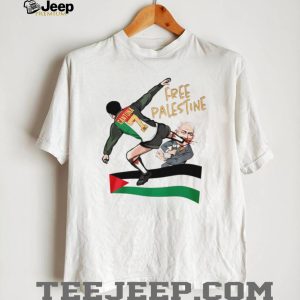 Cantona Free Palestine Football Legend Protest T Shirt