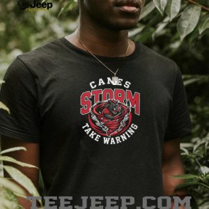 Carolina Hurricanes NHL Hockey Boar Mascot Storm Take Warning Red Cyclone T Shirt