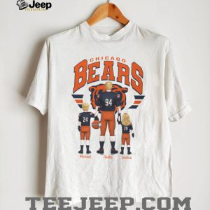 Chicago Bears Best Dad Ever Custom Name And Number Family T Shirt