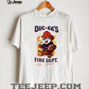 Chicago Bears Buc ees Mascot Fire Department Football T Shirt