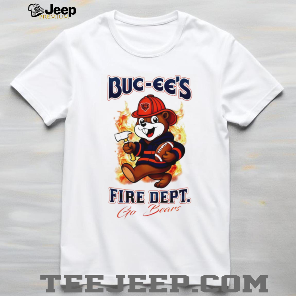 Chicago Bears Buc ees Mascot Fire Department Football T Shirt Chicago Bears Buc ees Mascot Fire Department Football T Shirt