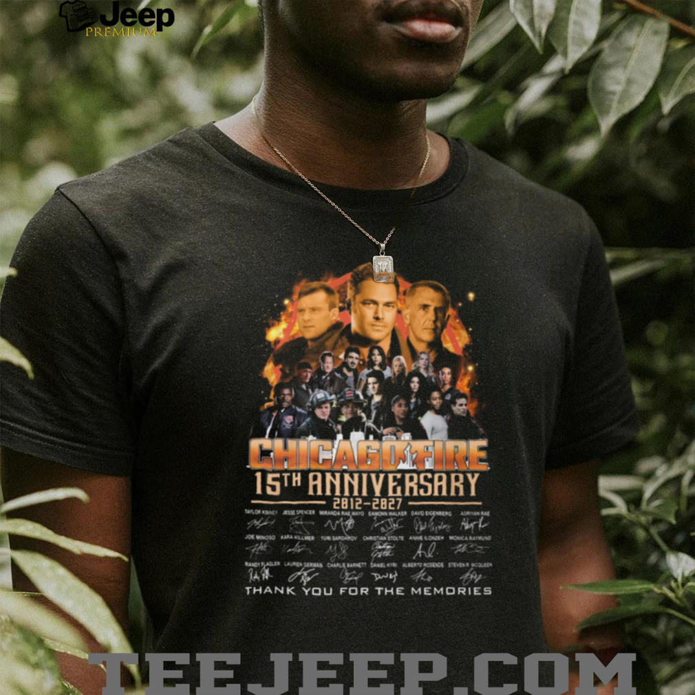Chicago Fire 15th Anniversary Signatures Memories Tribute T Shirt Chicago Fire 15th Anniversary Signatures Memories Tribute T Shirt