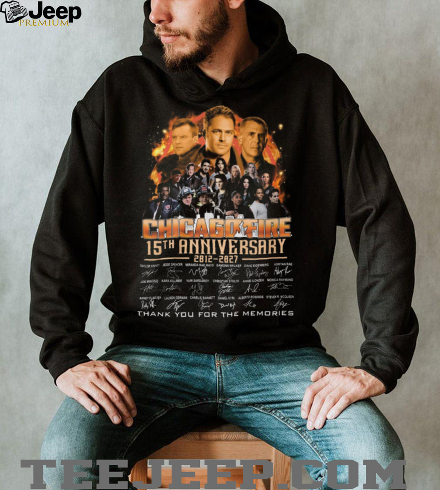 Chicago Fire 15th Anniversary Signatures Memories Tribute T Shirt Chicago Fire 15th Anniversary Signatures Memories Tribute T Shirt