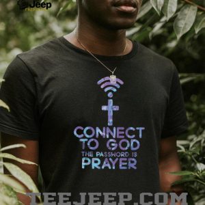 Christian Faith Connect To God Prayer Symbol T Shirt