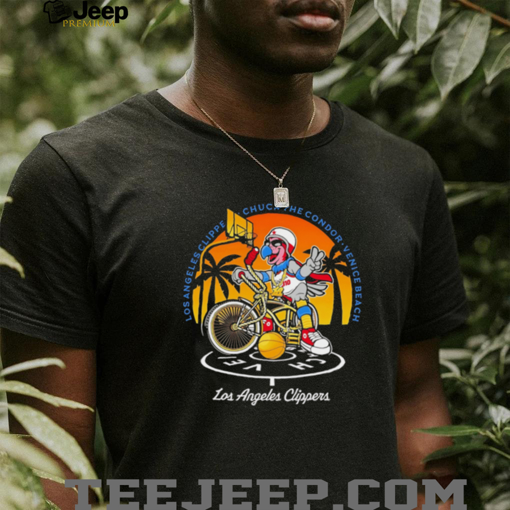 Chuck The Condor LA Clippers Venice Beach Mascot T Shirt Chuck The Condor LA Clippers Venice Beach Mascot T Shirt