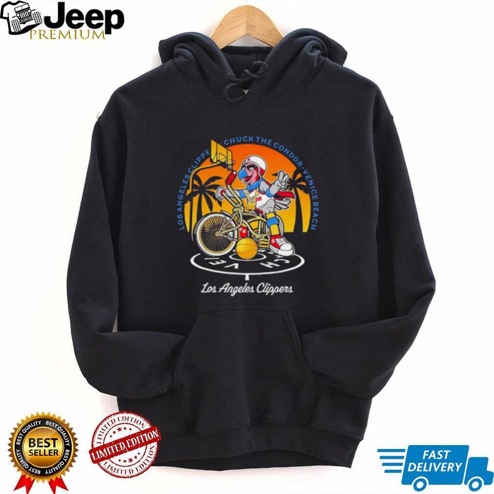 Chuck The Condor LA Clippers Venice Beach Mascot T Shirt Chuck The Condor LA Clippers Venice Beach Mascot T Shirt