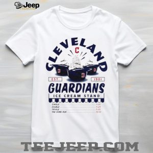 Cleveland Guardians Ice Cream Stand Baseball Fan T Shirt