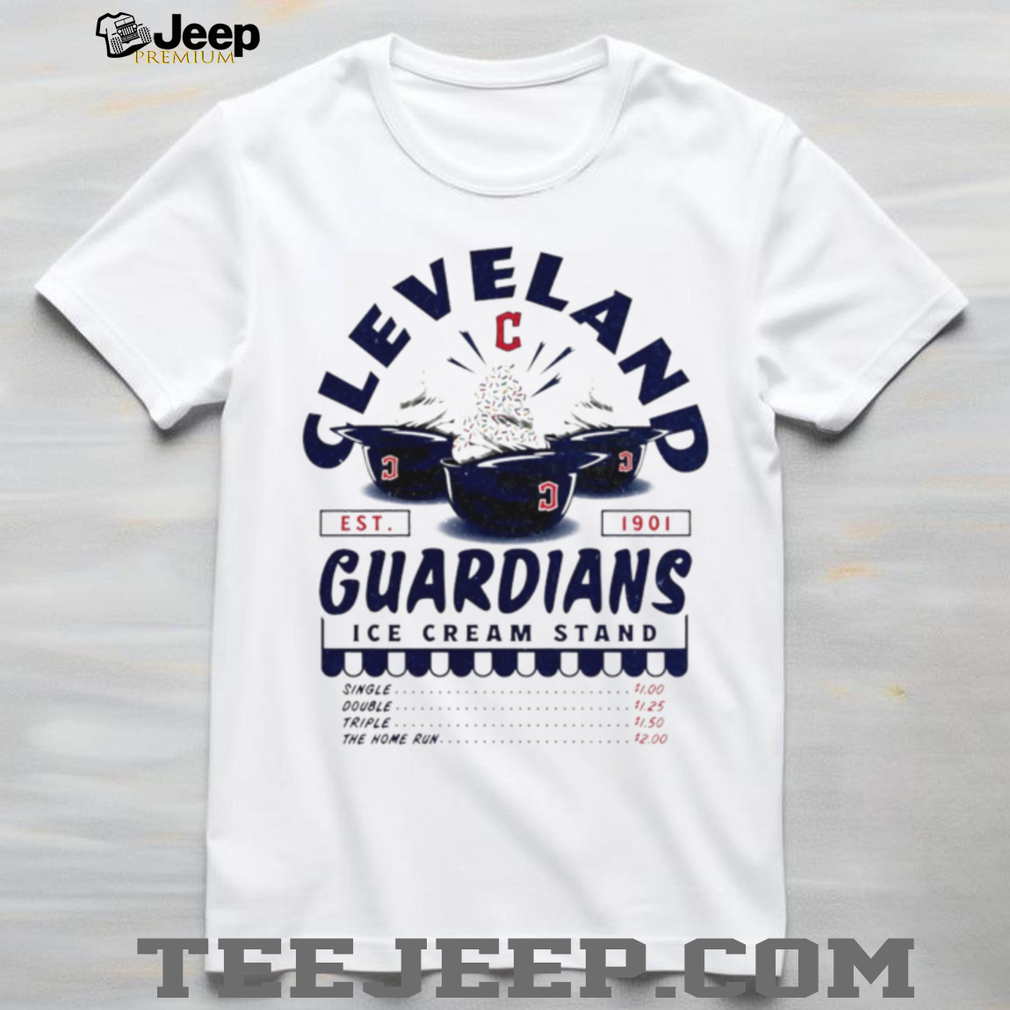 Cleveland Guardians Ice Cream Stand Baseball Fan T Shirt Cleveland Guardians Ice Cream Stand Baseball Fan T Shirt