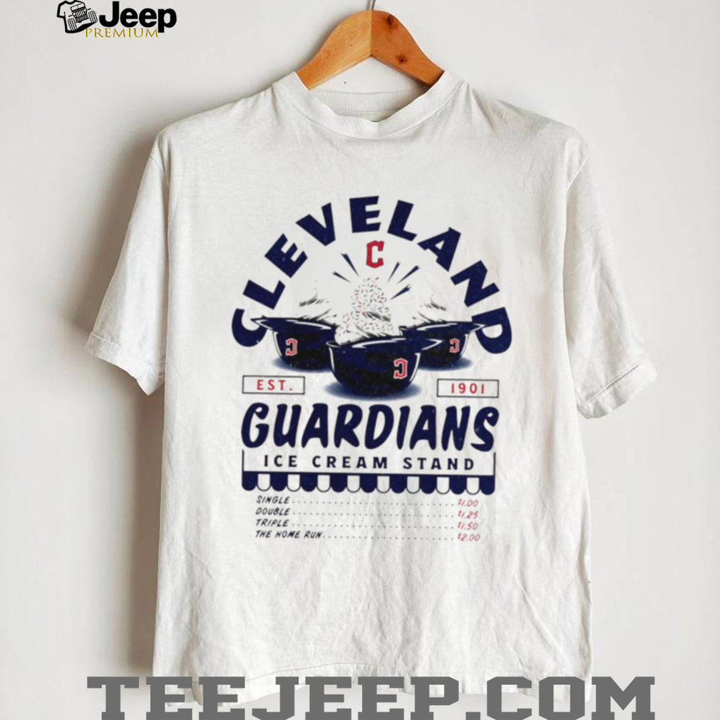 Cleveland Guardians Ice Cream Stand Baseball Fan T Shirt Cleveland Guardians Ice Cream Stand Baseball Fan T Shirt