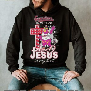 Cleveland Guardians Slider Mascot Cross Jesus Faith T Shirt