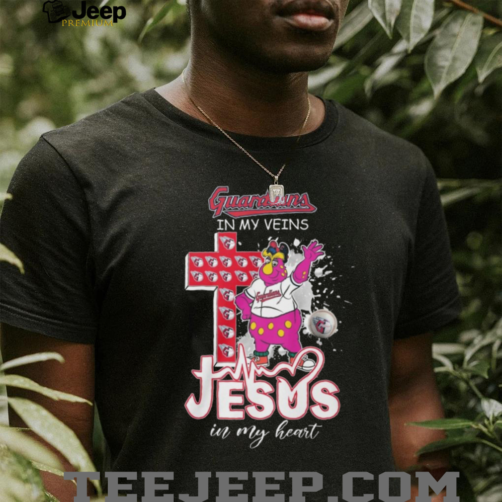 Cleveland Guardians Slider Mascot Cross Jesus Faith T Shirt Cleveland Guardians Slider Mascot Cross Jesus Faith T Shirt