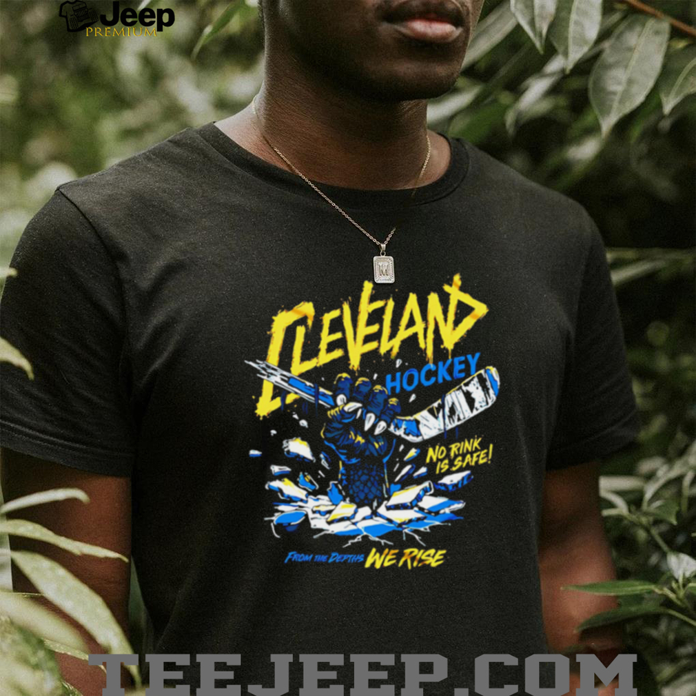 Cleveland Hockey From The Depths We Rise Sports Monster T Shirt Cleveland Hockey From The Depths We Rise Sports Monster T Shirt