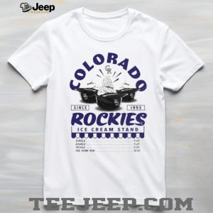 Colorado Rockies Ice Cream Stand Baseball Fan T Shirt