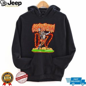 Concepcion 07 Football Player Flame Sports T Shirt