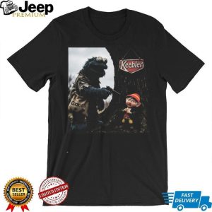 Cookie Monster Keebler Elf Heist Funny Graphic T Shirt