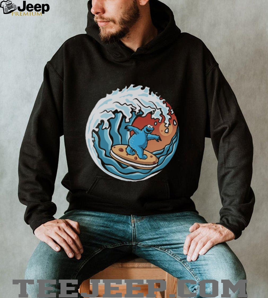 Cookie Monster Surfing The Great Wave Graphic T Shirt Cookie Monster Surfing The Great Wave Graphic T Shirt