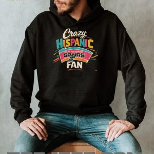 Crazy Hispanic San Antonio Spurs Fan Colorful Pink Teal Orange Basketball Team T Shirt